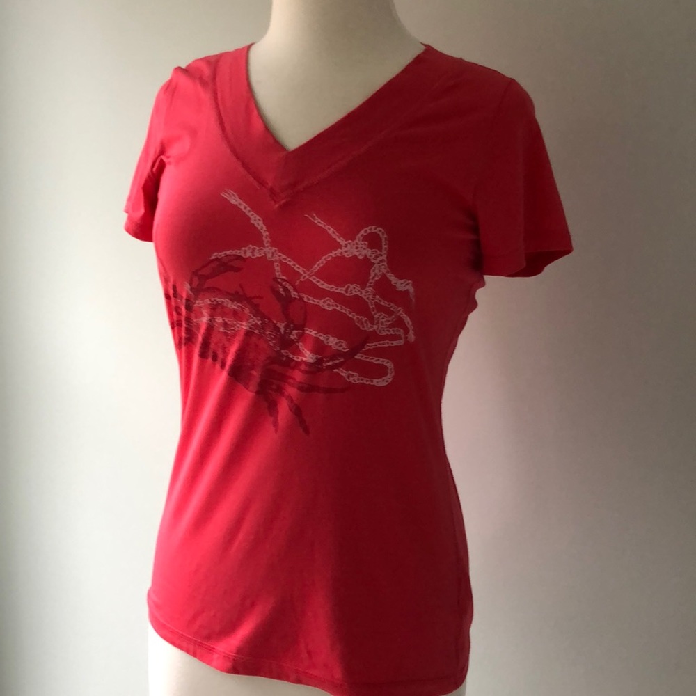 Crab print tee